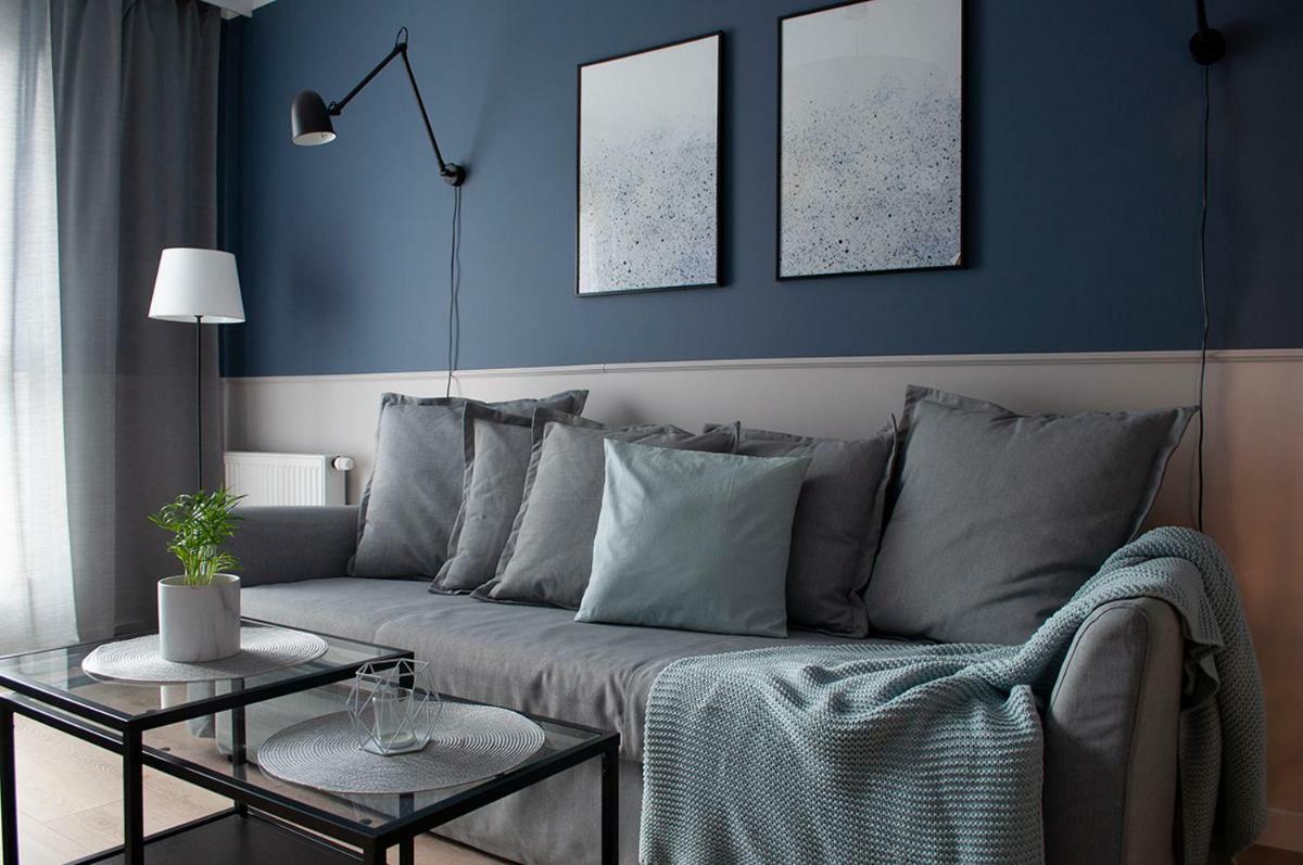 Navyblue Apartment Cracow Free Parking Tv Krasków Eksteriør bilde