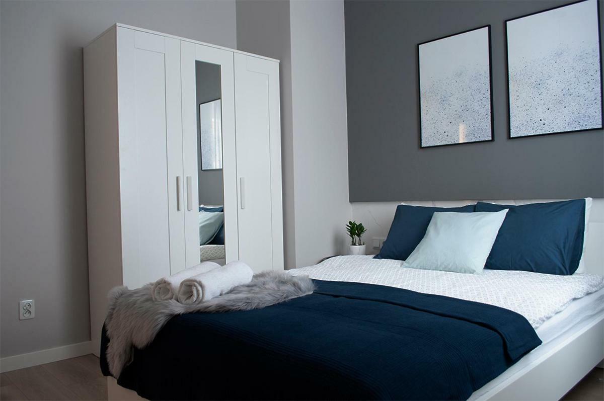 Navyblue Apartment Cracow Free Parking Tv Krasków Eksteriør bilde