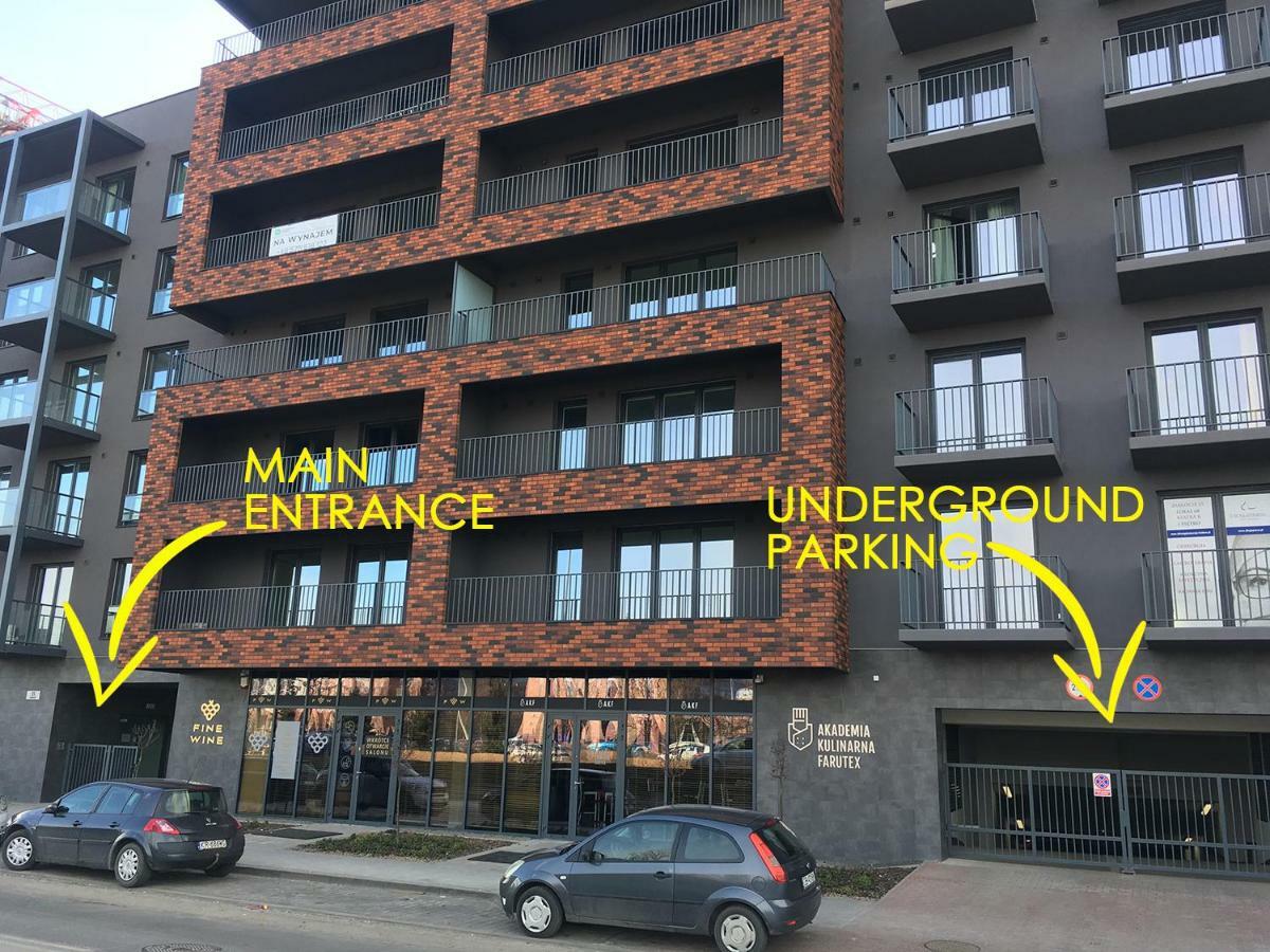 Navyblue Apartment Cracow Free Parking Tv Krasków Eksteriør bilde